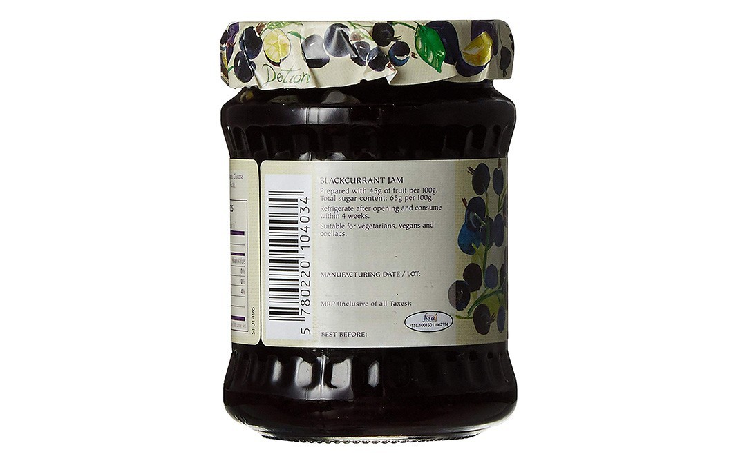 Dana Blackcurrant Jam    Glass Jar  340 grams